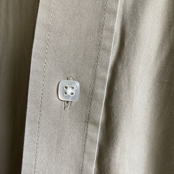 Cinch Shirt Mens Medium Tan Long Sleeve Button Down Western Cowboy Casual - Picture 5 of 6